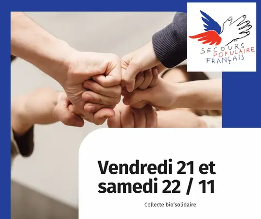  Collecte alimentaire et d’hygiène – 21 et 22 décembre 2025